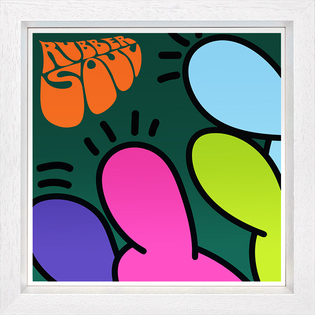 TBOY - 'Rubber Soul (The Beatles)' - Keith Haring 12" Album Series - Framed Limited Edition