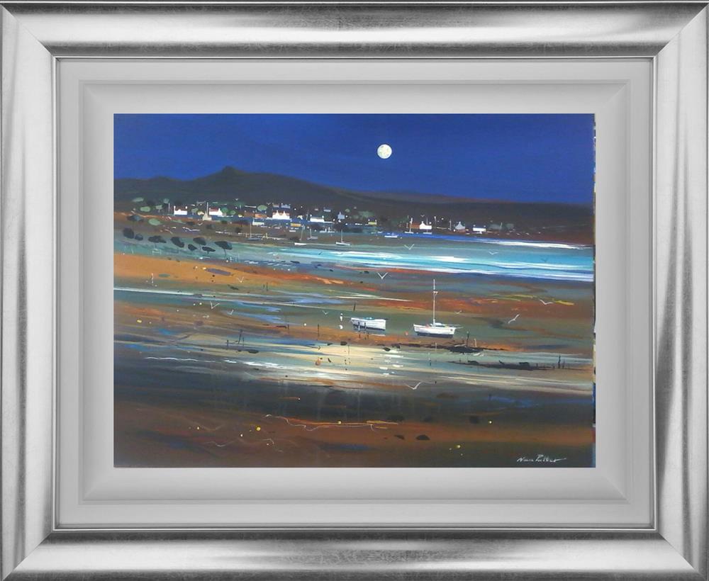 Nick Potter - 'Coastal Communities - Moonlight' - Framed Original Artwork