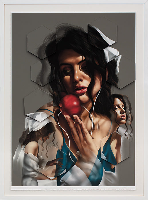 Wolf Blazar - 'An Apple A Day'-  3D Framed Exclusive Editions