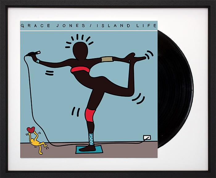 TBOY - 'Island Life' - Keith Haring Series - Framed Limited Edition - Grace Jones