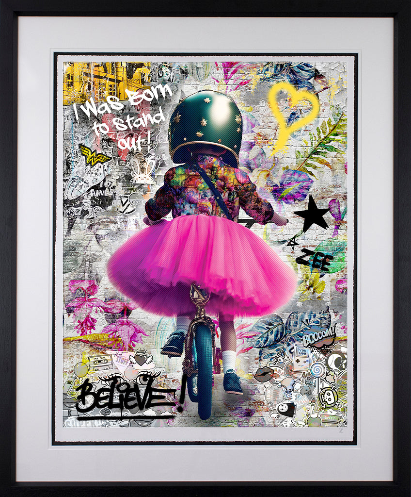 Zee - 'I Was Born To Stand Out' - Framed Limited Edition Art