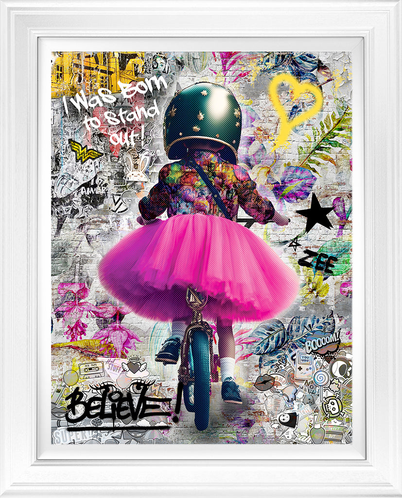 Zee - 'I Was Born To Stand Out' - Framed Limited Edition Art