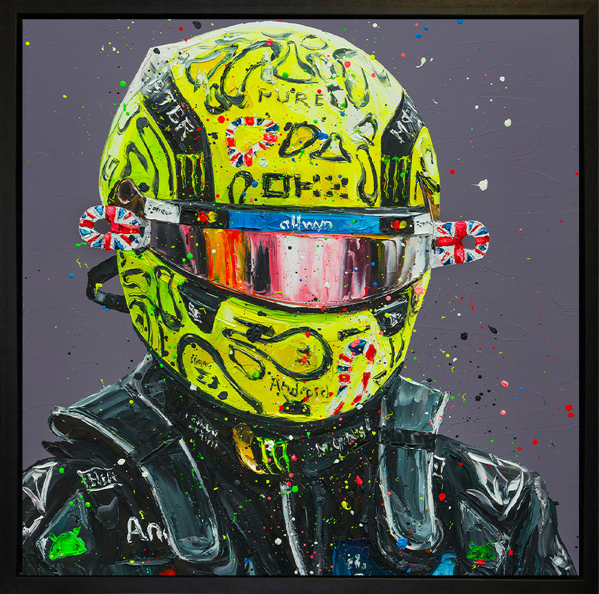 Paul Oz - 'Lando Norris - Silverstone '25" - Wall Of Champions - Mini-Square Edition