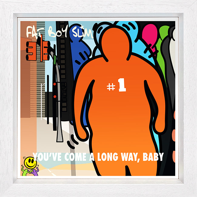 TBOY - 'You've Come A Long Way, Baby(Fat Boy Slim)' - Keith Haring 12" Album Series - Framed Limited Edition