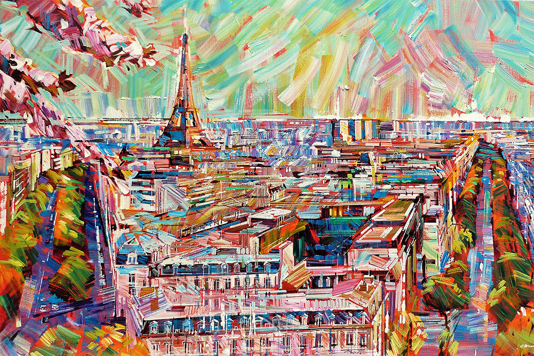 Colin Brown - 'Early Morning Rise' - Framed Original Art