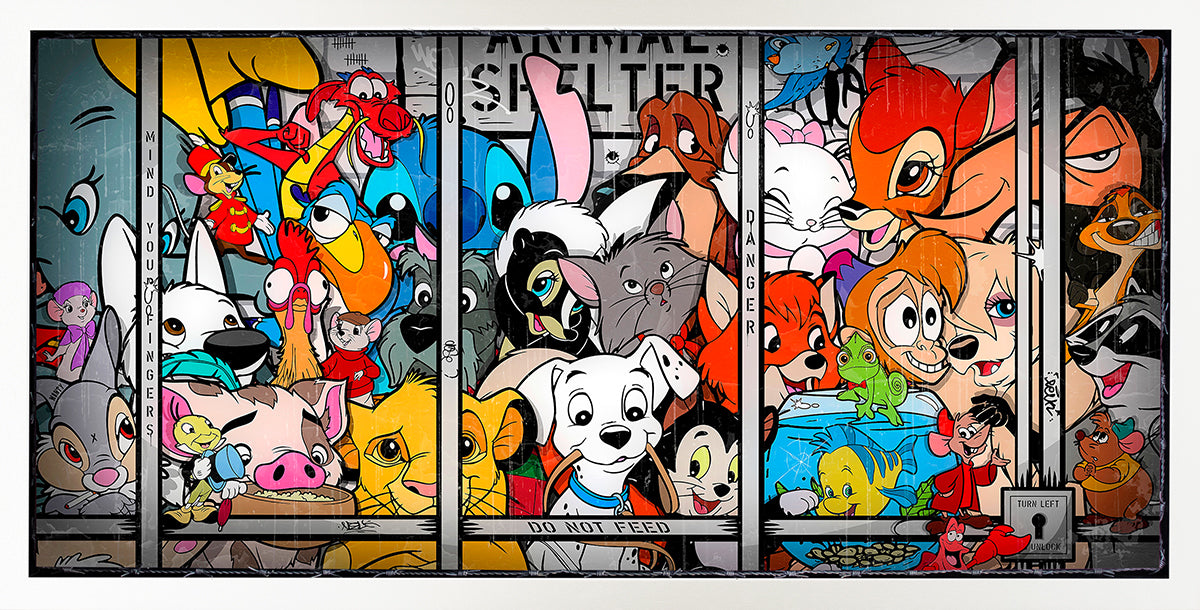 JJ Adams - 'Animal Shelter' - Framed Limited Edition