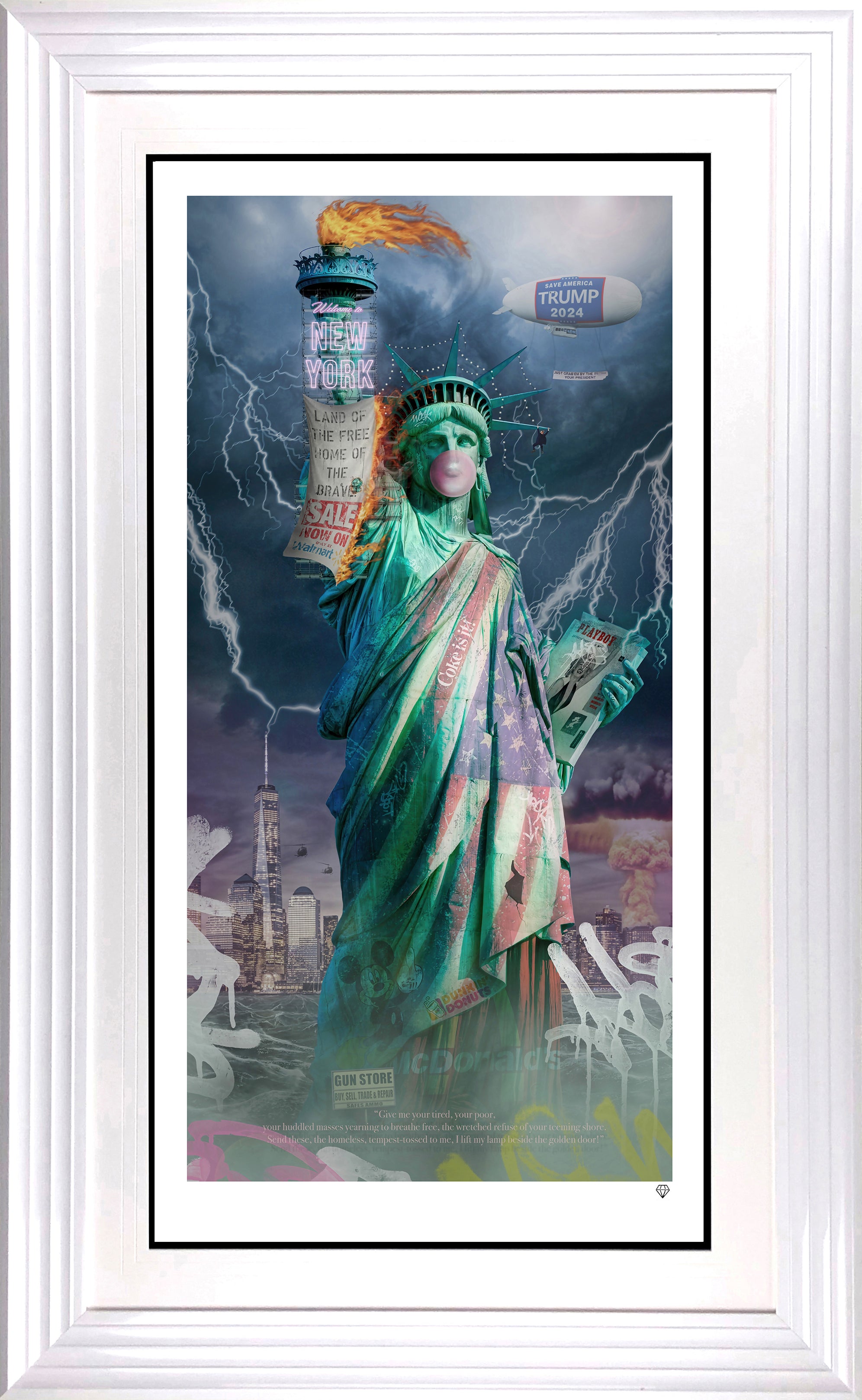 JJ Adams - 'Trump's Liberty' - Framed Limited Edition