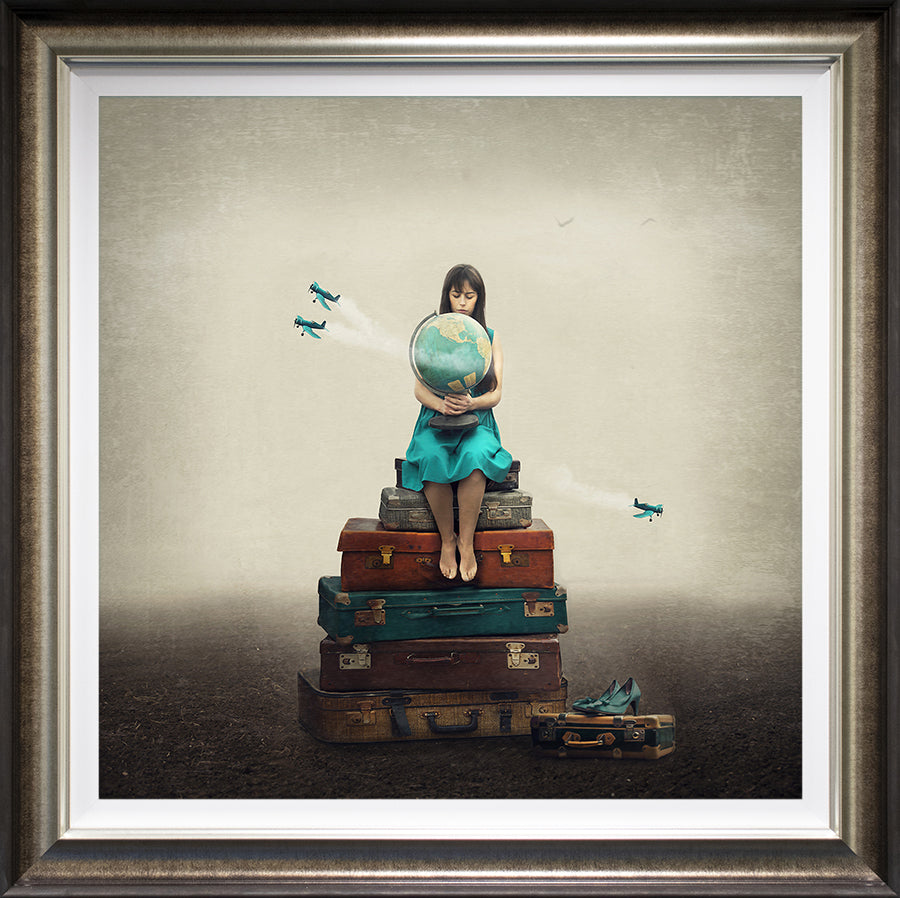 Michelle Mackie - 'Whole World, In Her Hands' - Framed Limited Edition Art