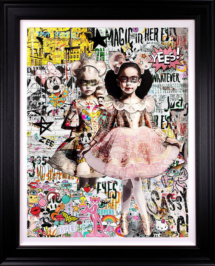 Zee - 'Magic Eyes' - Framed Limited Edition Art