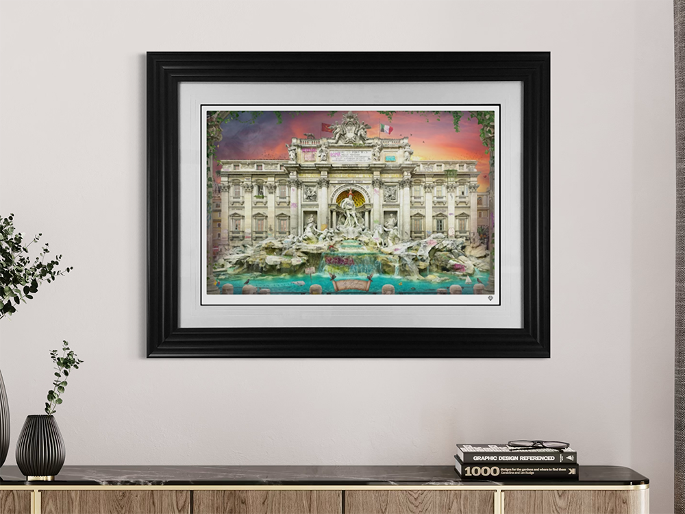 JJ Adams - 'La Fontana Di Trevi' - Framed Limited Edition