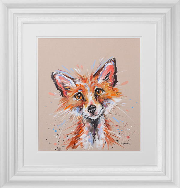 Ashley Saunders -  'Red Gent' - Framed Original Artwork