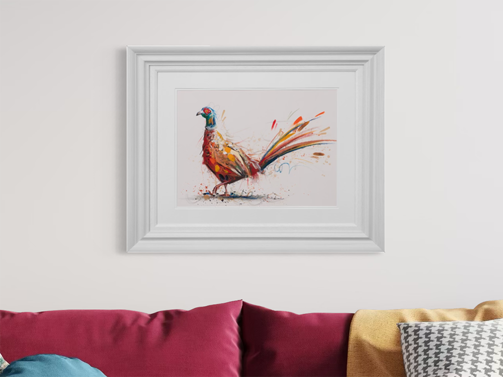 Ashley Saunders -  'Countryside Srut' - Framed Original Artwork