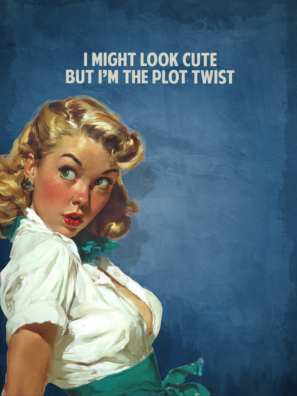 Sam Wolfe - 'I'm The Plot Twist' - Framed Studio Original Artwork