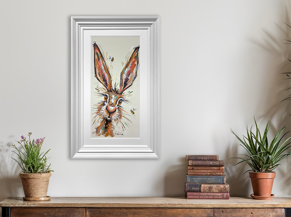 Ashley Saunders -  'Wild At Heart' - Framed Original Artwork