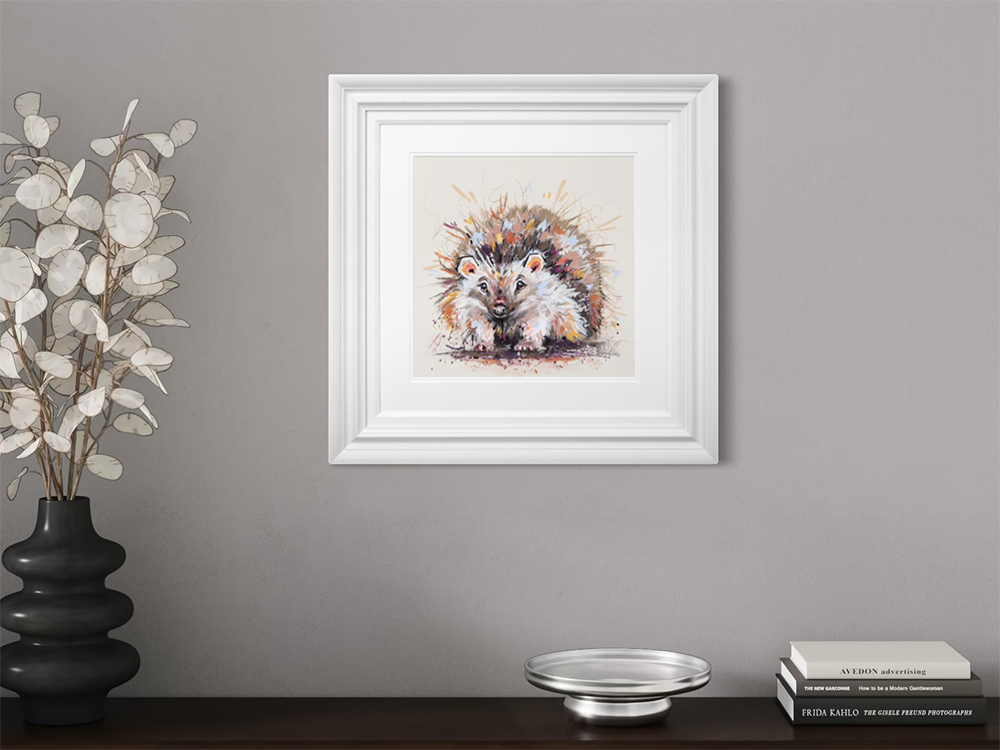 Ashley Saunders -  'Mr Prickles' - Framed Original Artwork