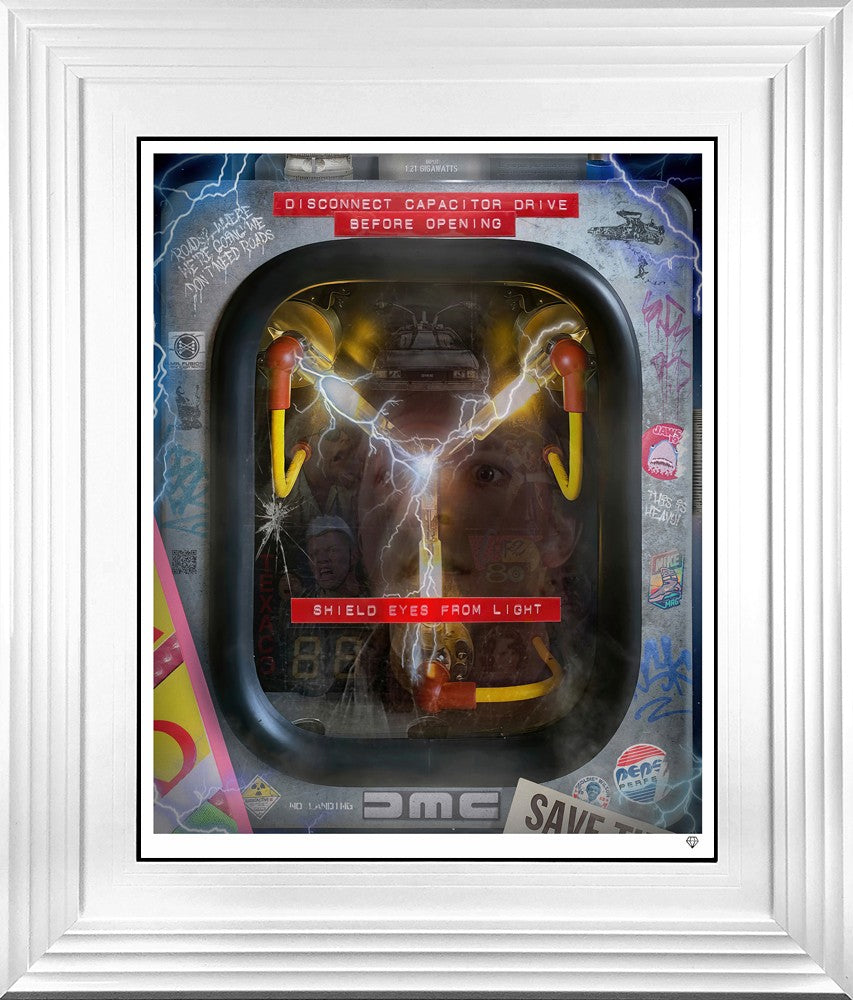 JJ Adams - 'Flux Capacitor - 1.21 Gigawatts' - Framed Limited Edition
