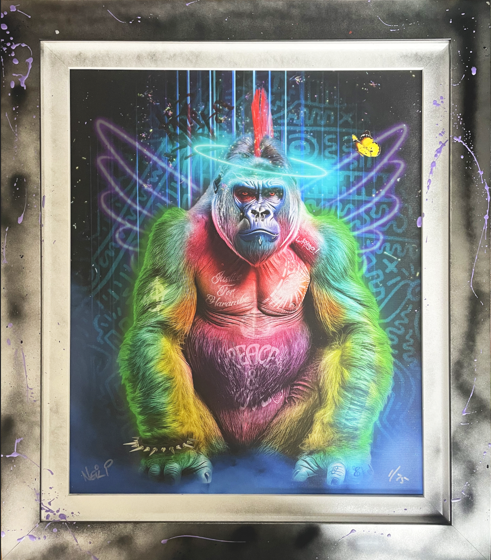 Neil Pengelly - 'Urban Gorilla' - Framed Limited Edition Print