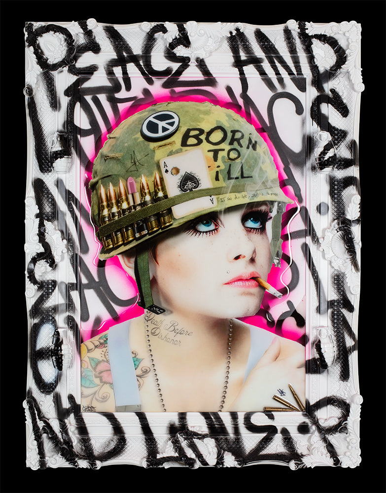 JJ Adams & Ghost - 'Full Metal Vandal (VI)' Collaboration - Framed Originals'