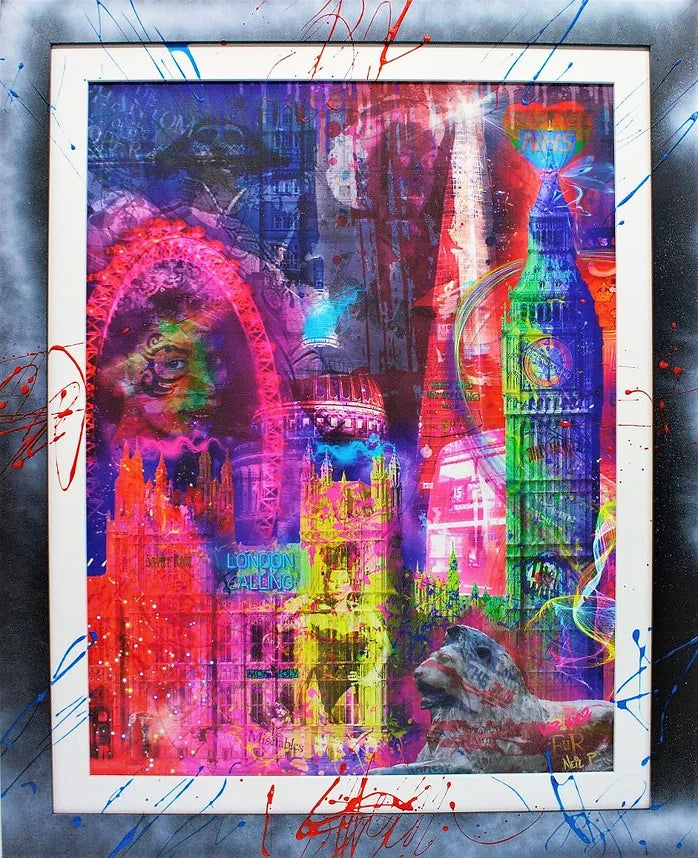 Neil Pengelly - 'London Calling'- Framed Limited Edition Print