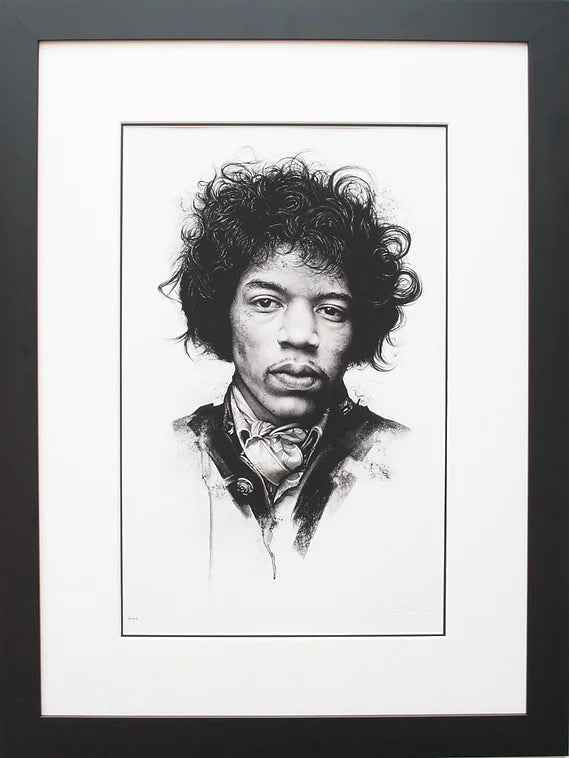 Gary Mossman - 'Jimi Hendrix' - Framed Limited Edition