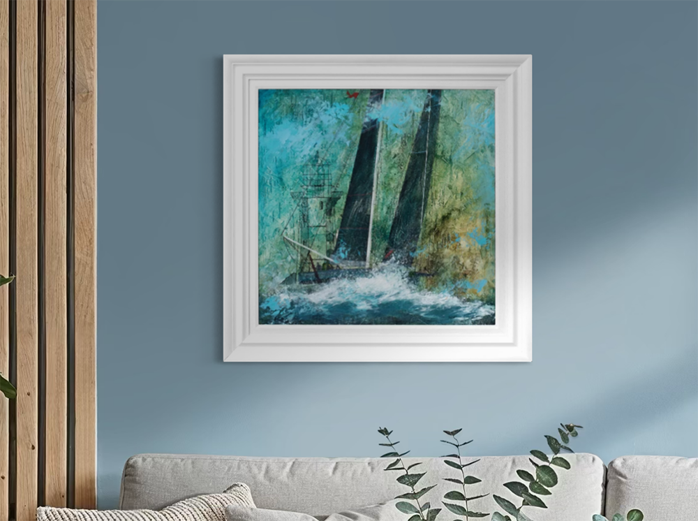 Dale Bowen -  'Undaunted By The Sea I ' - Framed Original Art
