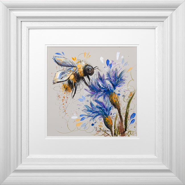 Ashley Saunders -  'Buzz & Bloom' - Framed Original Artwork
