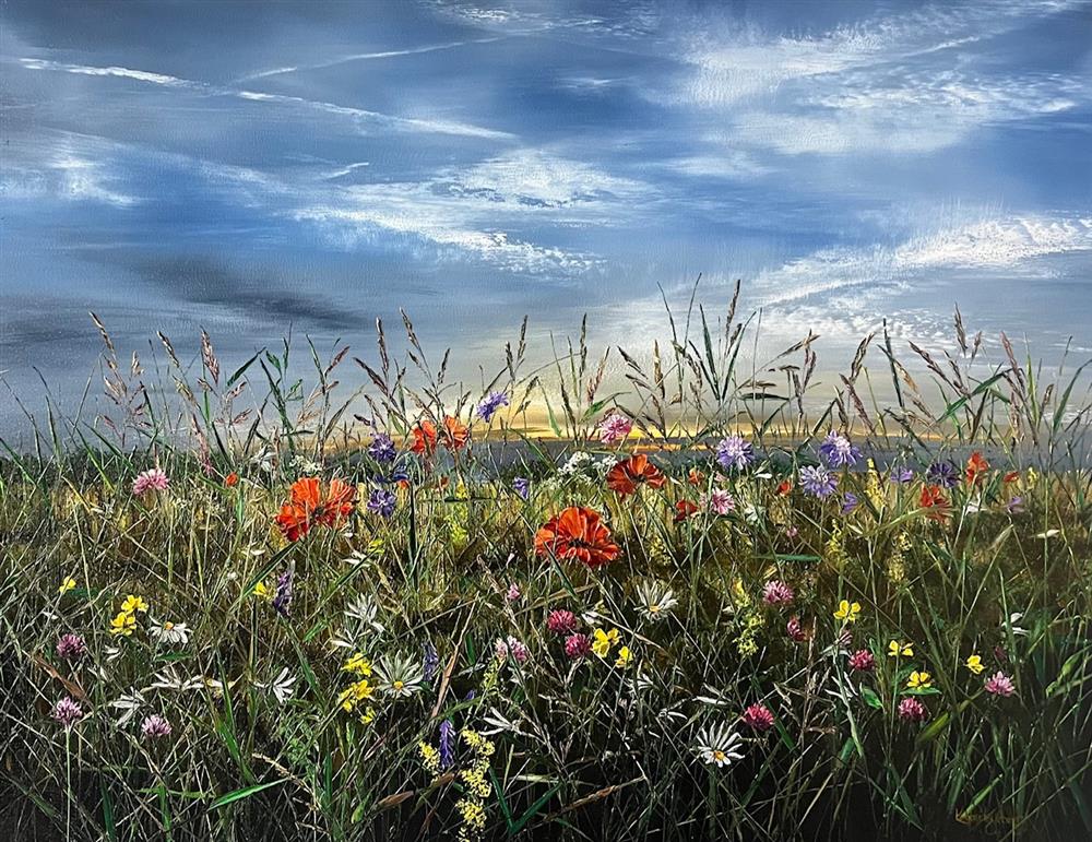 Kimberley Harris - 'A Calm Held In Place' - Framed Original Artwork