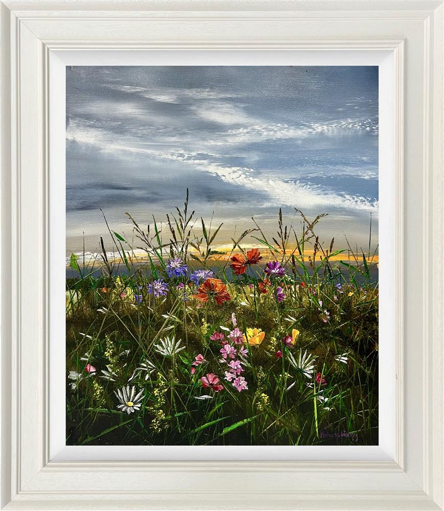 Kimberley Harris - 'A Day's Last Kiss' - Framed Original Art