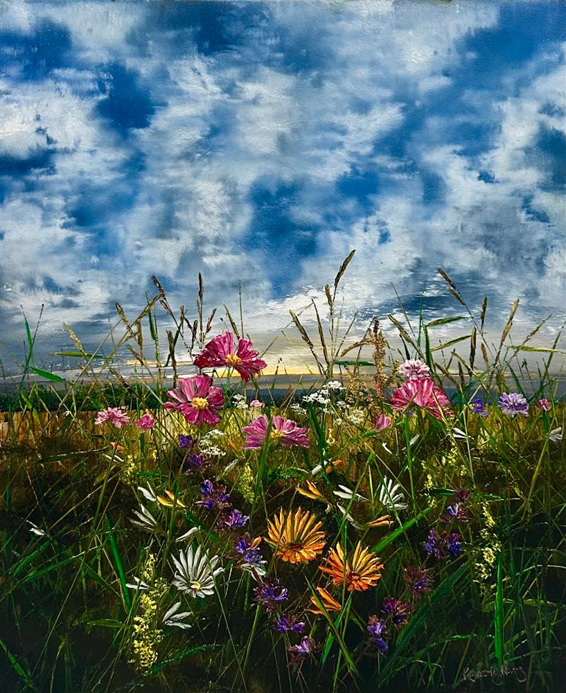 Kimberley Harris - 'A Field Of Wishes' - Framed Original Art