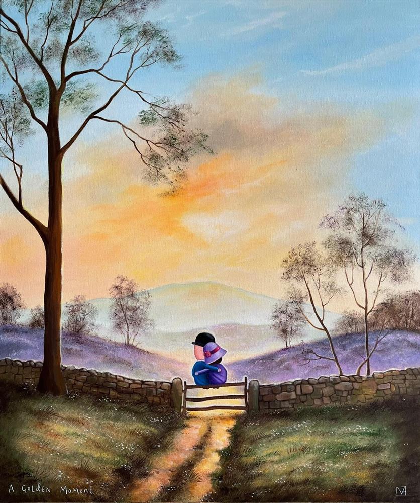 Michael Abrams - 'A Golden Moment' - Framed Original Artwork
