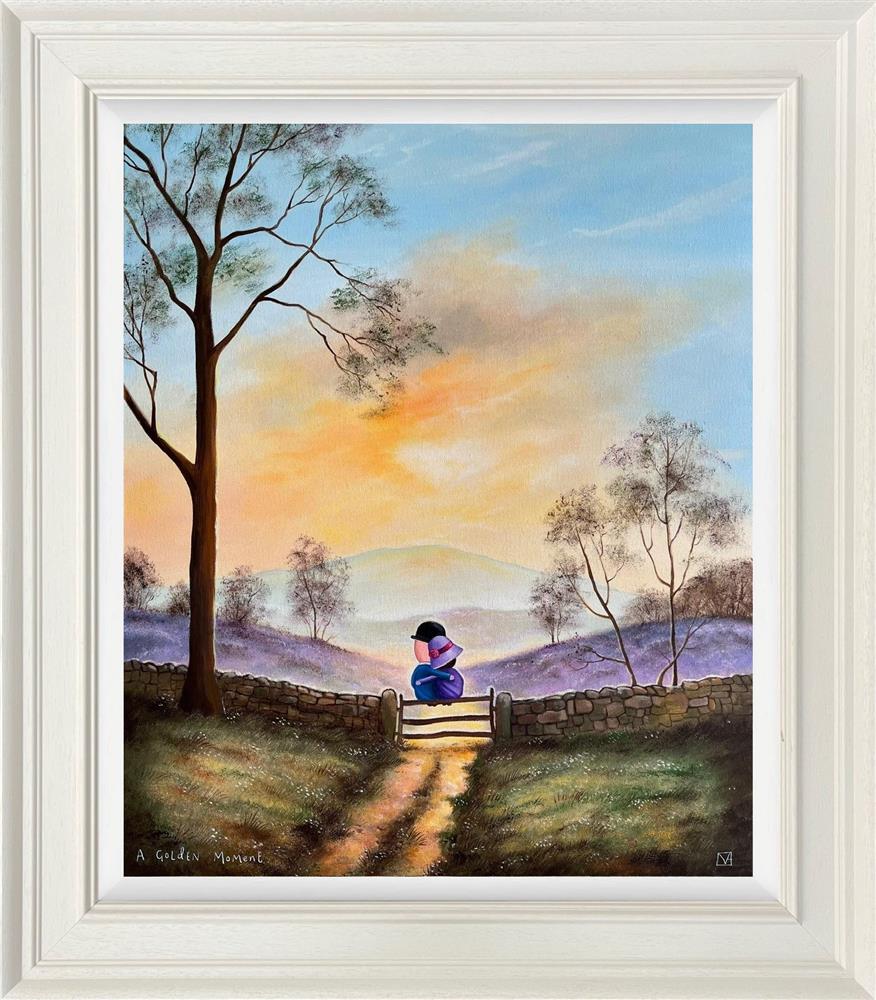 Michael Abrams - 'A Golden Moment' - Framed Original Artwork