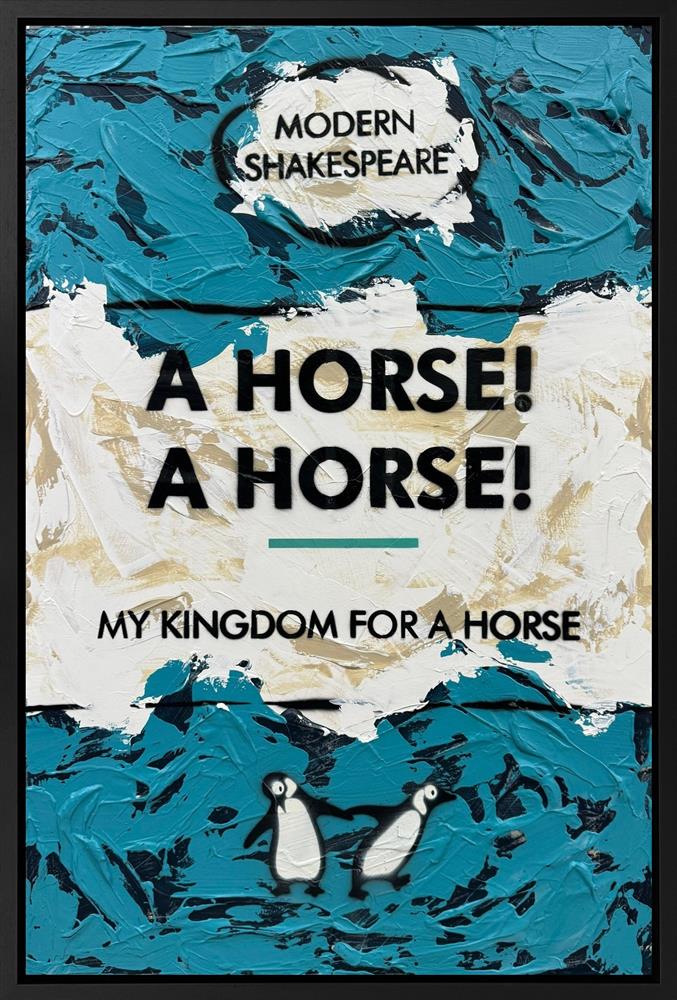 Hue Folk - 'A Horse!' - Framed Original Art