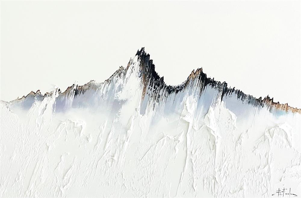 Bozhena Fuchs- 'A Kingdom Of White' - Framed Original Artwork