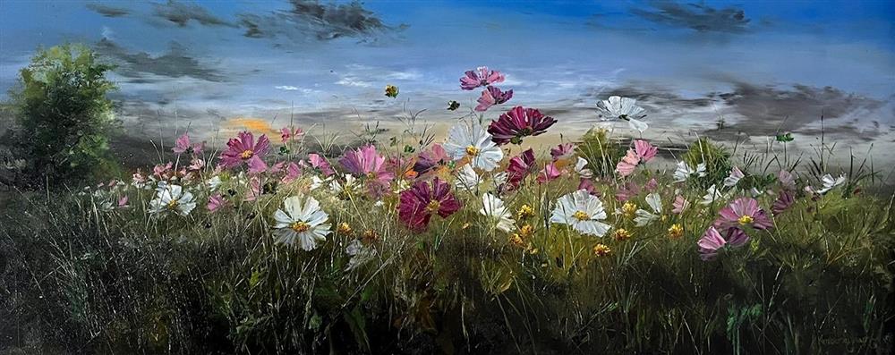 Kimberley Harris - 'A Lead Written In Summer Air' - Framed Original Artwork