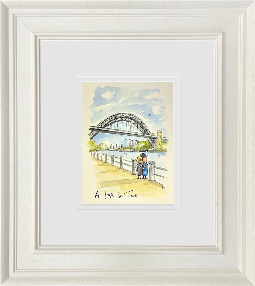 Michael Abrams - 'A Love So True - Sketch' - Framed Original Art