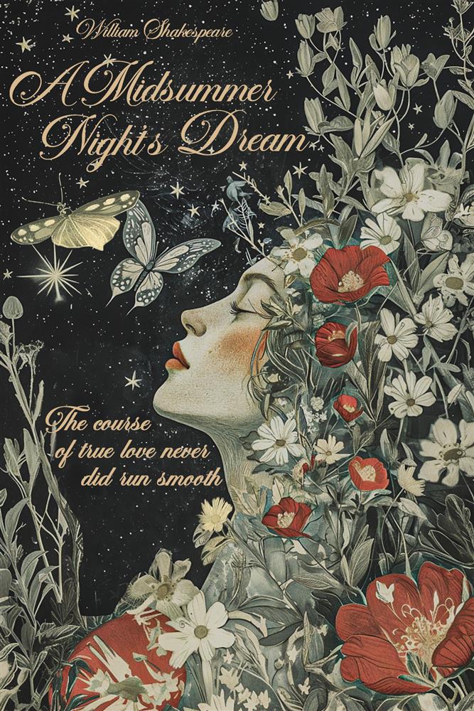 Linda Charles - 'A Midsummers Night's Dream' - Framed Original Artwork