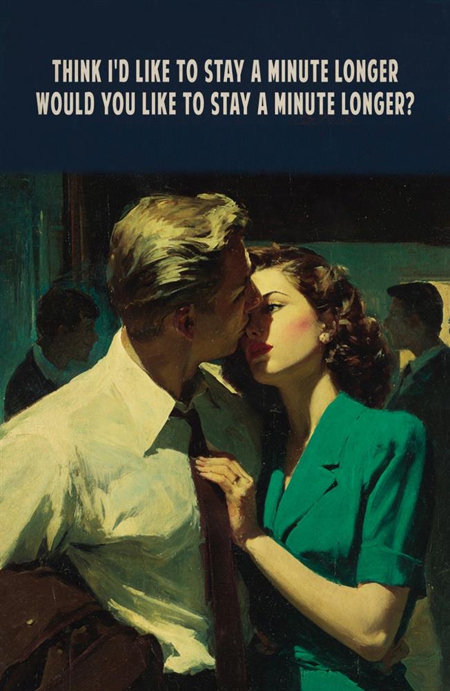 Linda Charles - 'A Minute Longer - ReMastered' - Framed Original Artwork