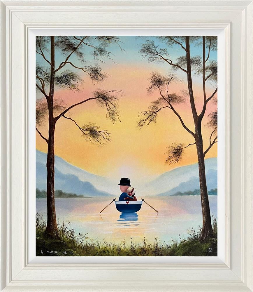 Michael Abrams - 'A Moment For Us' - Framed Original Artwork