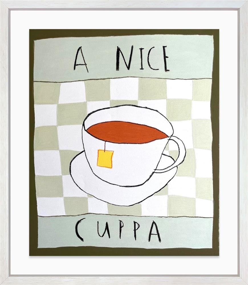 Michael Abrams - 'A Nice Cuppa' - Framed Original Art