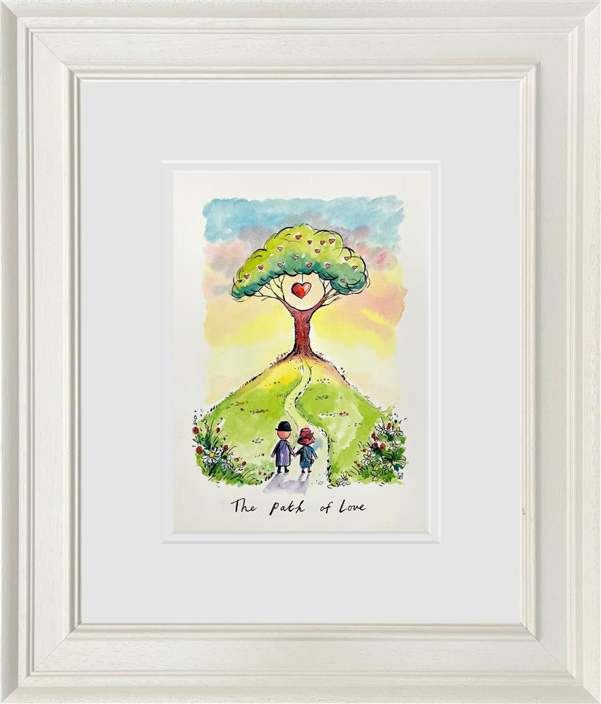 Michael Abrams - 'A Path Of Love' - Sketch - Framed Original Artwork