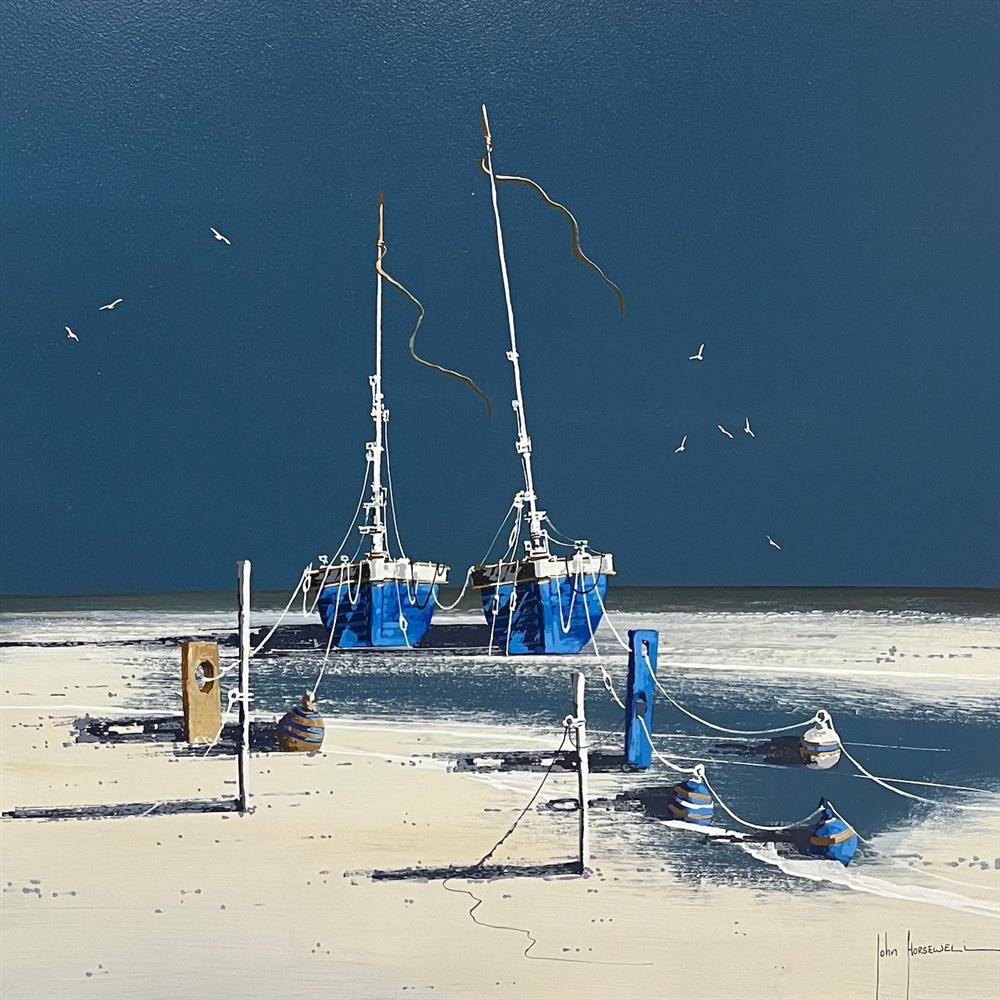 John Horsewell - 'A Pause In The Journey' - Framed Original Artwork