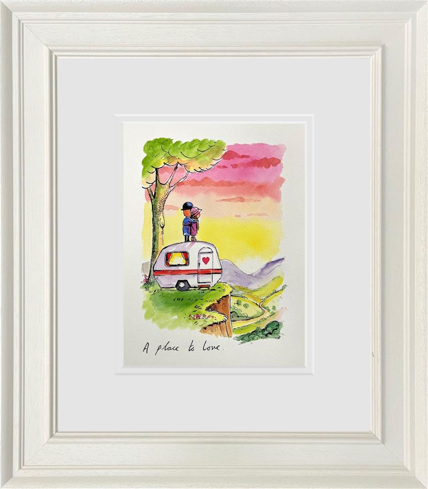 Michael Abrams - 'A Place To Love' - Sketch - Framed Original Artwork