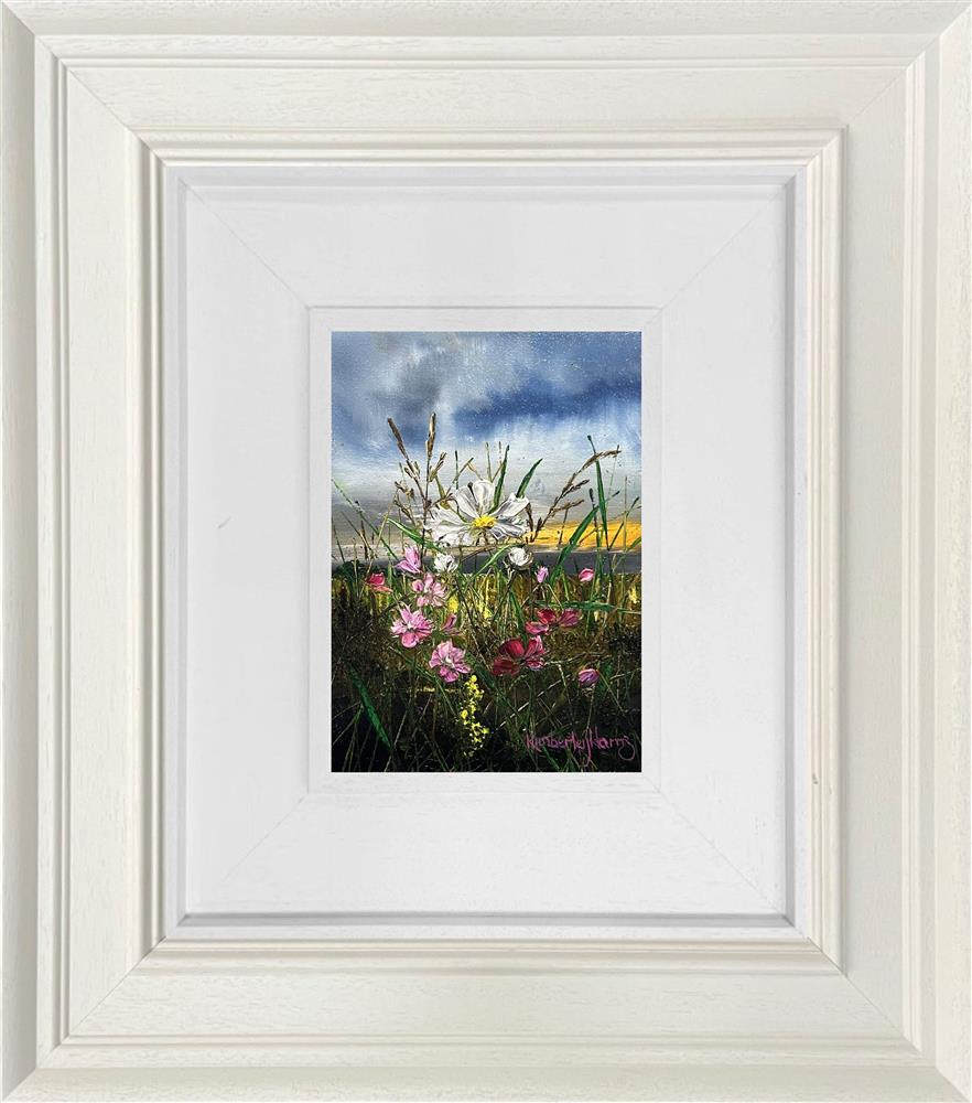 Kimberley Harris - 'A Sky Full Of Flowers' - Miniature series - Framed Original Art