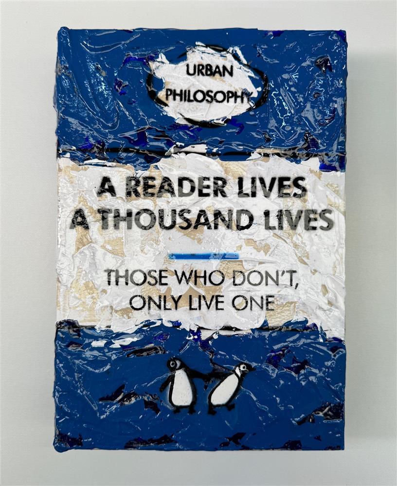 Hue Folk - 'A Thousand Lives - Storybook'' - Framed Original Art