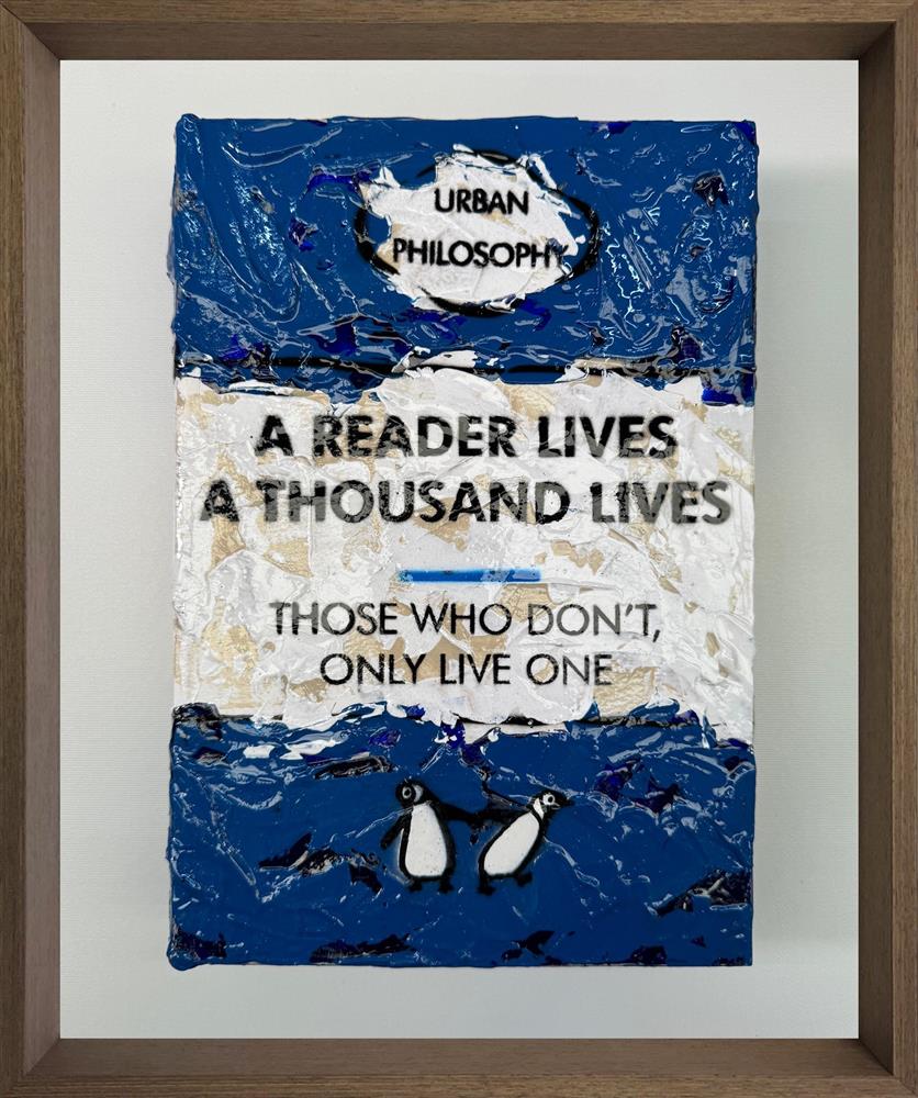 Hue Folk - 'A Thousand Lives - Storybook'' - Framed Original Art