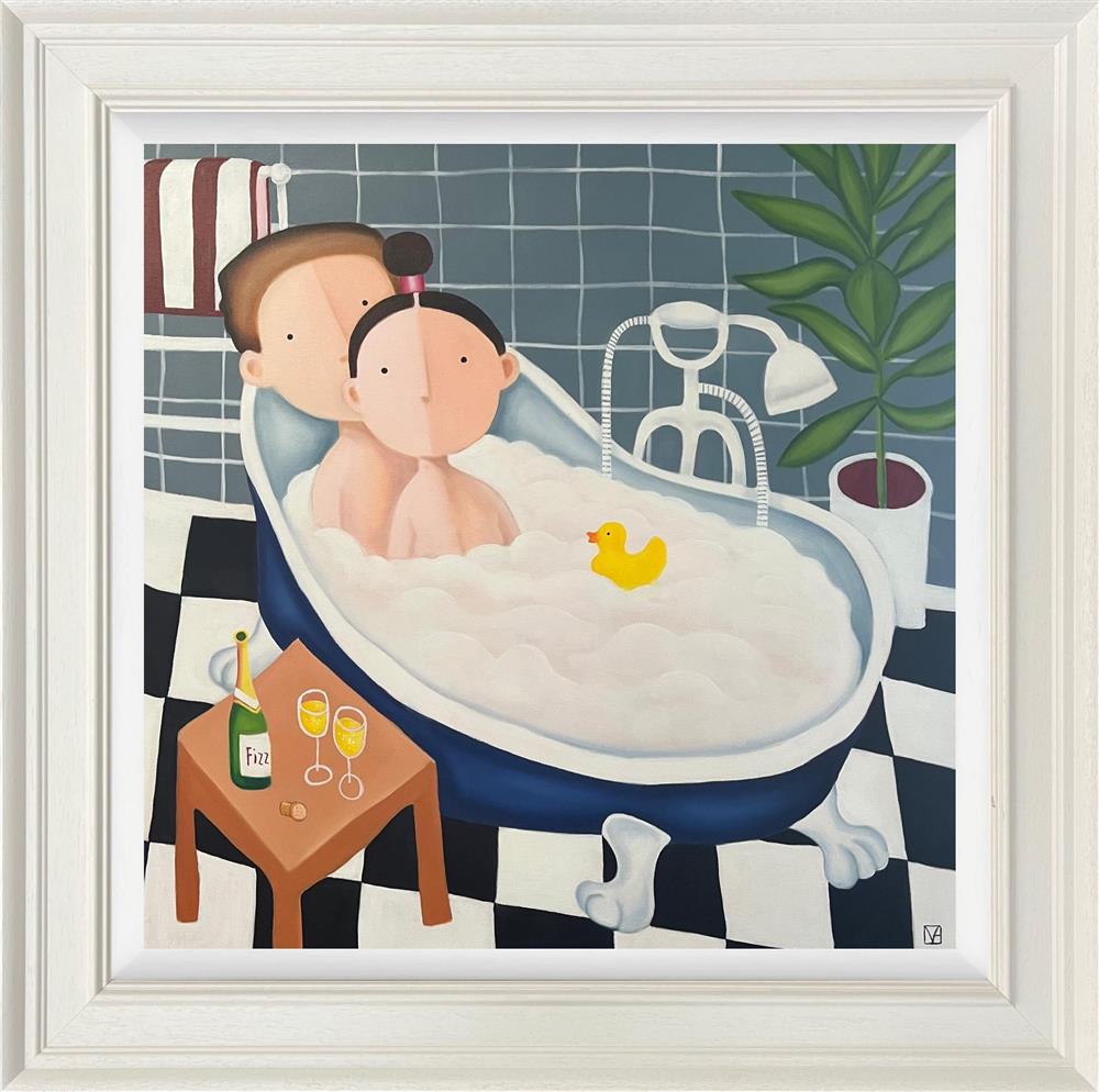 Michael Abrams - 'A Threesome' - Framed Original Artwork