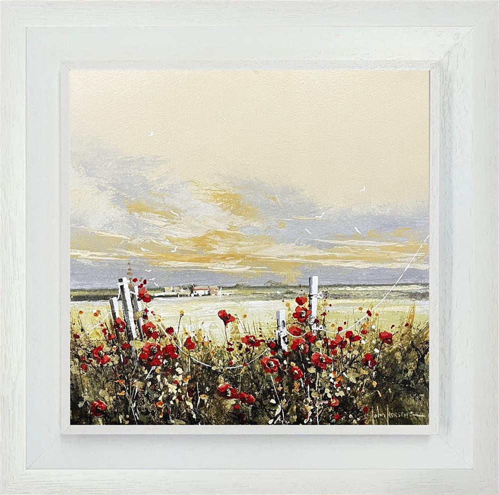 John Horsewell - 'A Walk Through The Wheat' - Framed Original Artwork
