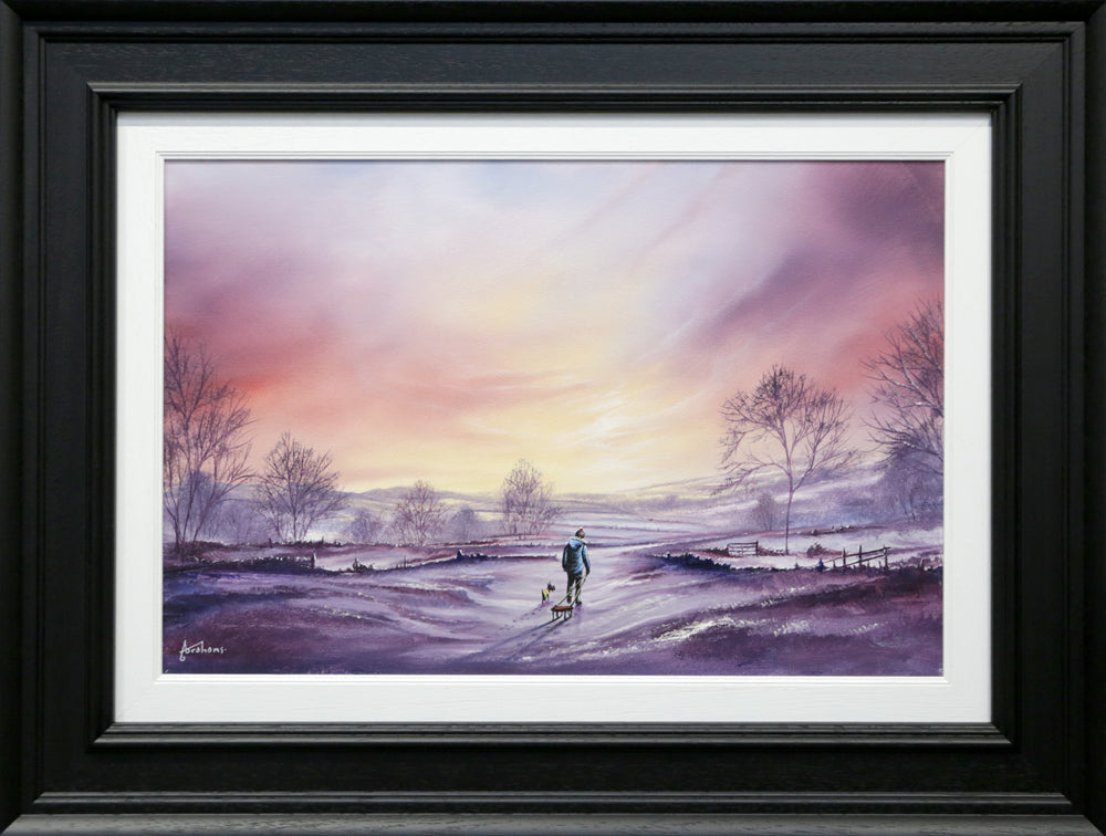 Danny Abrahams - 'A Winters Peace ’  - Framed Original Art