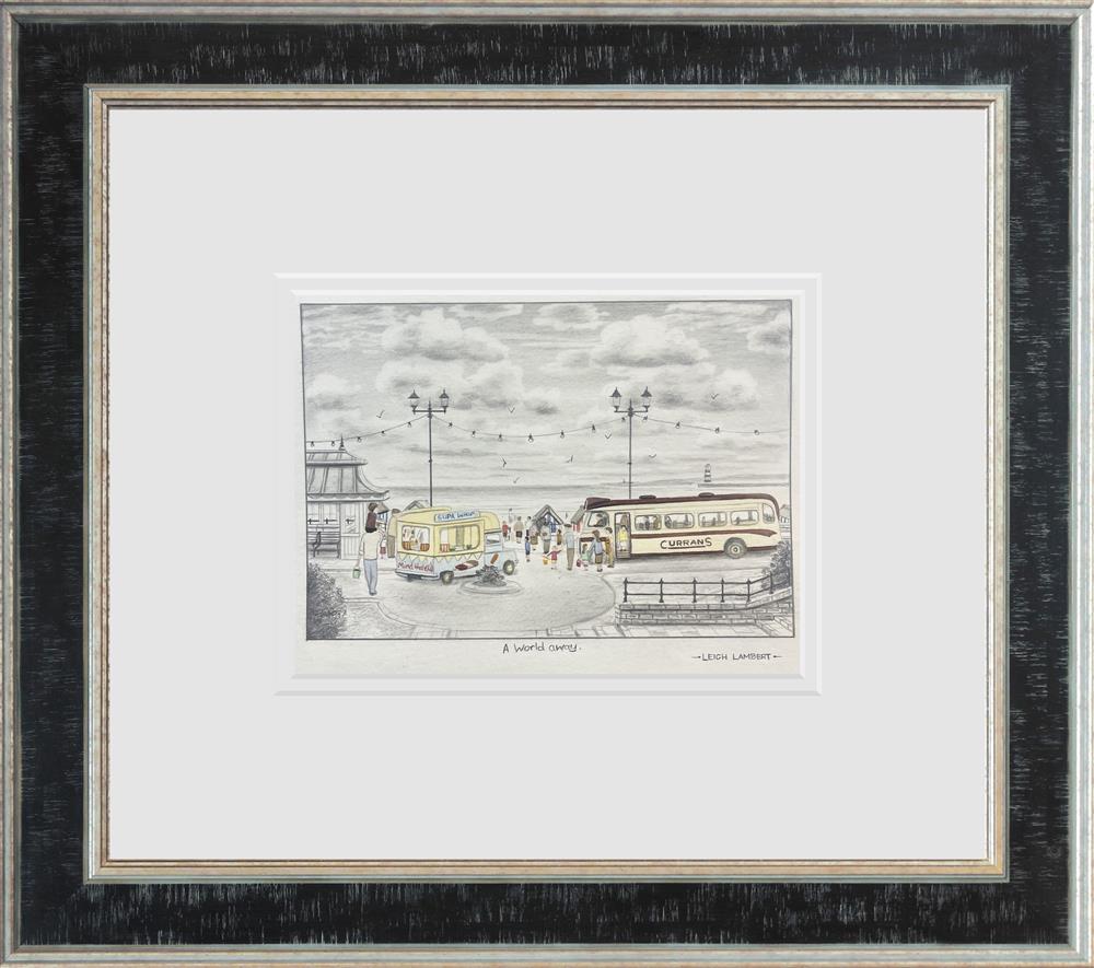 Leigh Lambert - 'A World Away'  - Framed Original Sketch