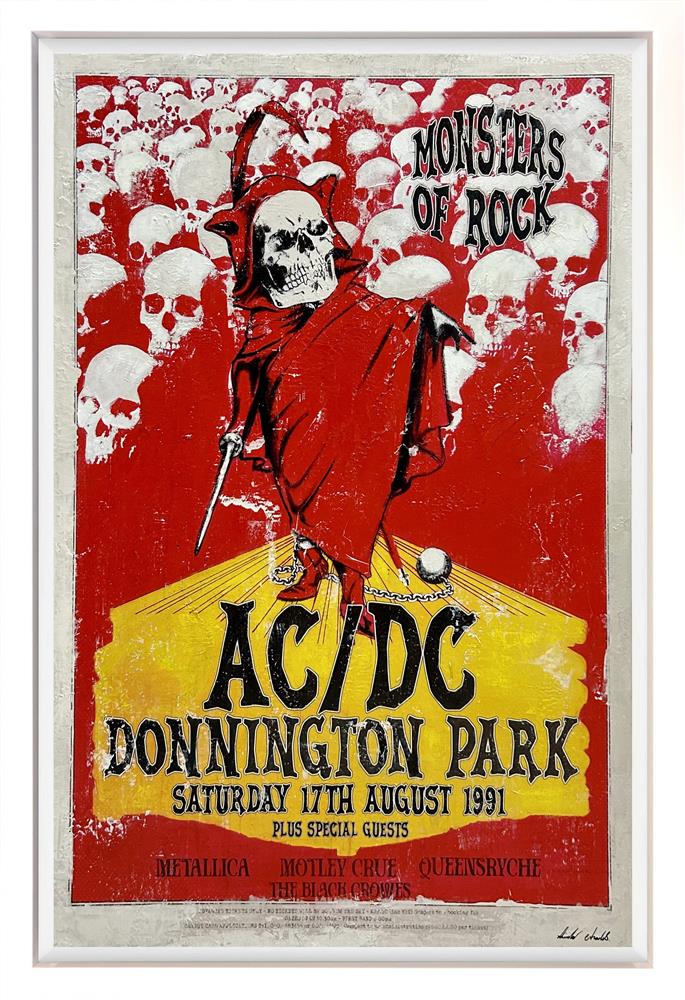 Linda Charles - 'AC/DC - Donnington Park, August 1991' - Framed Original Artwork
